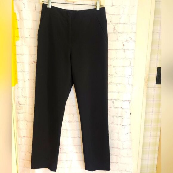 Giorgio Armani Black Label Flat Front Pants Sz.4 US/40 EU Ret.$500 Made in Italy - Picture 1 of 9
